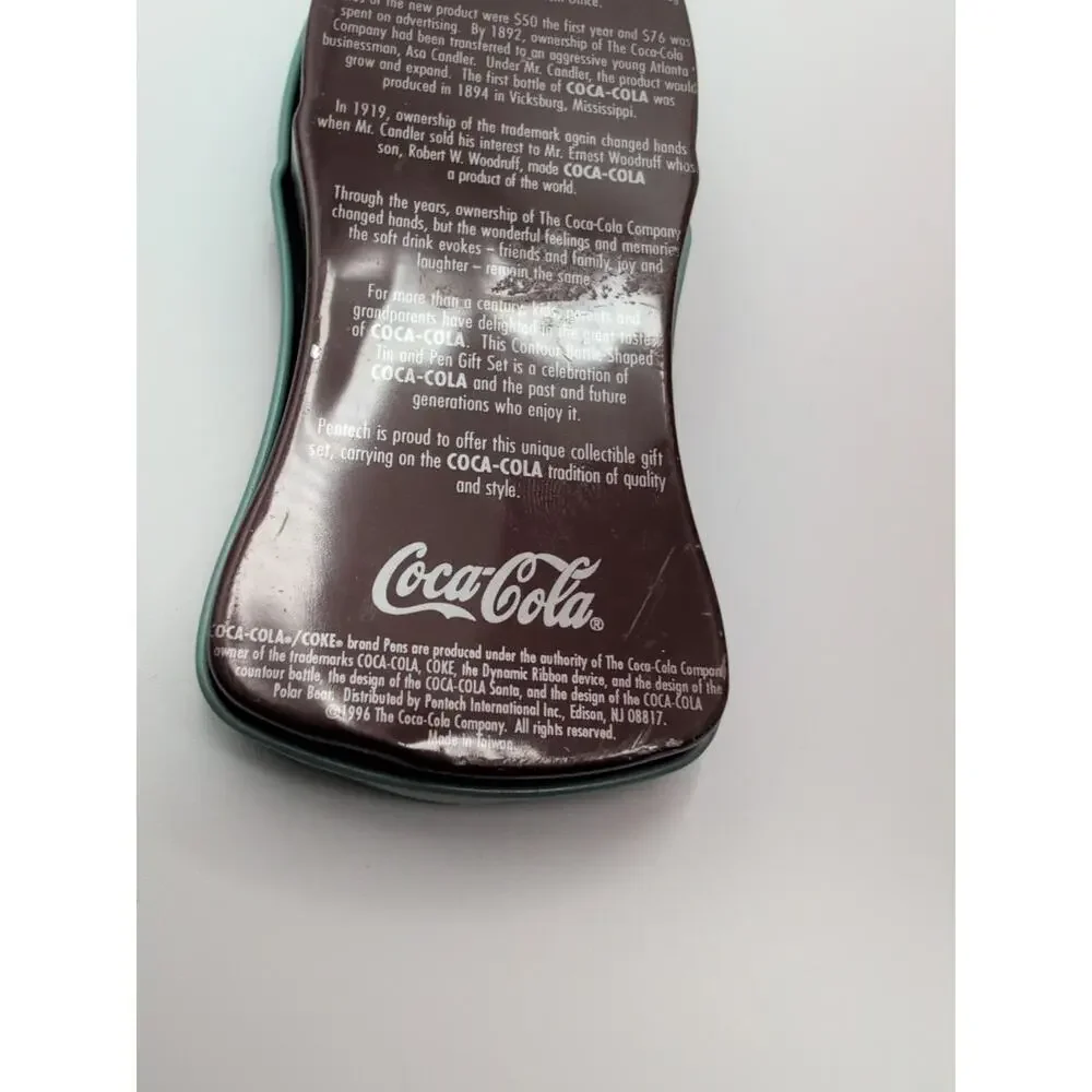 Vtg 1996 Pentech Coca Cola Pen Case (No Pen)